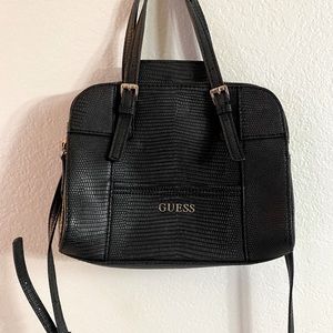 Guess black leather purse